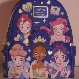 Loungefly Disney Princess Manga Style Mini Backpack